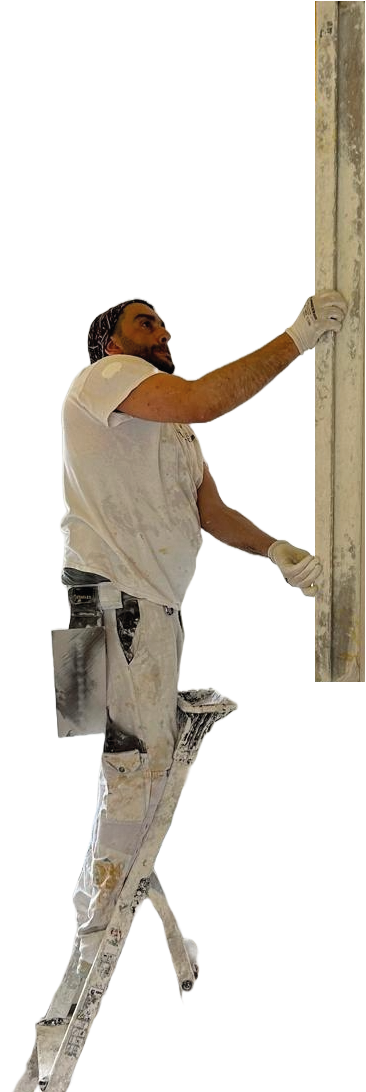 Werknemer van Stukadoorsbedrijf Ince